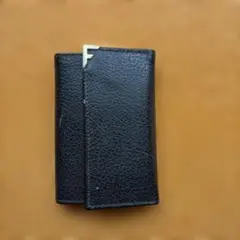 Salvatore Ferragamo 黒 レザー キーケース