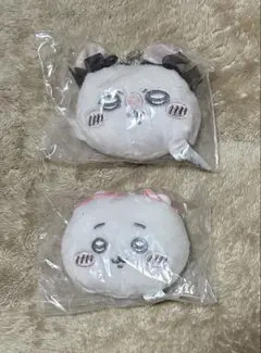 ちいかわ　マスコットミラー　リボン　ちいかわ　モモンガ