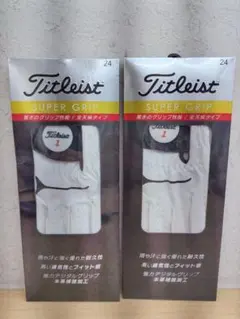 ◆A73283 Titleist Super Grip ゴルフグローブ 24