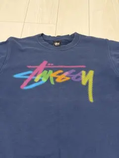 Stussy クルーネック スウェット ネイビー Sサイズのサムネイル