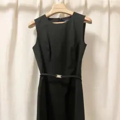ANN TAYLOR｜ベルト付きノースリーブテーラードドレス
