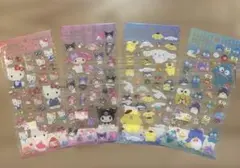 【正規品】クリアキャンディシール　サンリオ　４枚セット