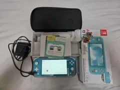 Switch Lite どうぶつの森セットまめきち&つぶきちアロハ柄