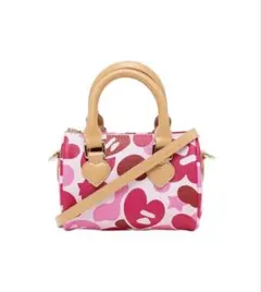 BAPE APEE CAMO MINI BAG HANDBAG PINkのサムネイル