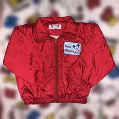 【平成レトロ】Disney BABIES ブルゾン レッド 子供用