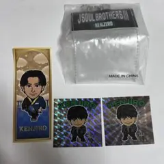 山下健二郎　KINGDOM ホログラムステッカー　缶バッジケース　千社札