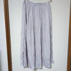 マキシスカート　ラベンダー色のサムネイル