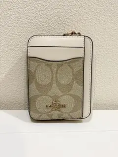 COACH　コーチ　コインケース　パスケース　カードケース　小銭入れ　ミニ財布