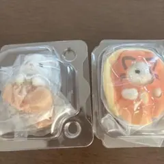 シルバニアファミリー キラキラくじ Ｇ賞 ゆきヒョウ&ラテネコ 2個セット