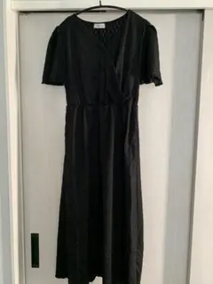 tal. by yumi. ワンピース 半袖 ブラック ベージュ