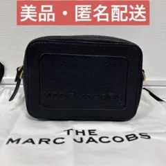 【美品】マークジェイコブス　ショルダーバッグ 2way レザー　ロゴ　ブラック