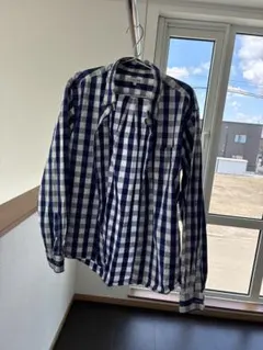 GLOBAL WORK チェック柄長袖シャツ L