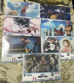 ワンピース 一番くじ 海賊王への道 名場面色紙コレクション ７枚セット