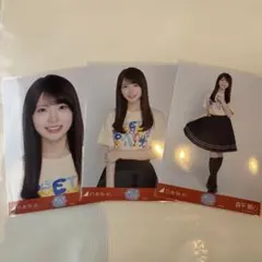 乃木坂46 森平麗心 生写真 ライブT Tシャツ 大阪ver. コンプ 全ツ