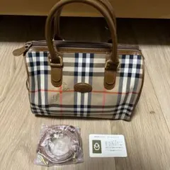 【⭕️大幅お値下げ可】Burberry ボストンバッグ