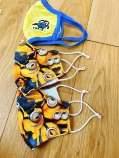 USJミニオンデザインマスク 3枚セット 子供用