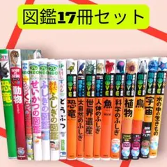図鑑17冊セット （人体のふしぎ、世界遺産、動物、まだある！ふしぎの図鑑）等