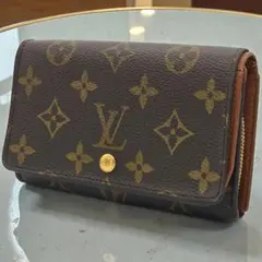 ルイヴィトン ポルトモネビエ トレゾール 二つ折り財布 モノグラム M61730