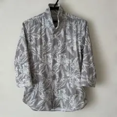 HIGH STREET 柄シャツ 7分袖シャツ サイズS ストレッチのサムネイル