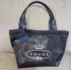 TOCCA ハンド/トートバッグ ネイビー リボン付きのサムネイル
