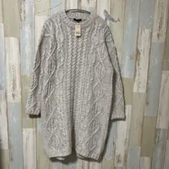 ファイブフォックス　パープル&イエロー　ニット　ワンピース　新品