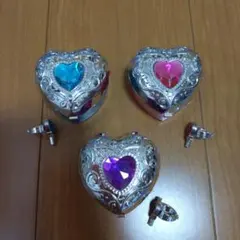 ハートジュエリーケース　セボンスター風　3個セット　美品