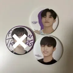 treasure ジョンウ ツアー 缶バッジ 2点セット