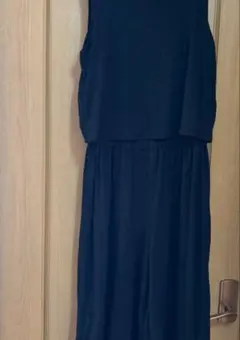 イング　INGNI ノースリーブ オールインワンサロペット　M ブラック