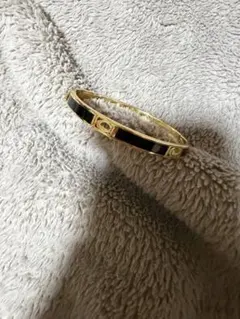 COACH バングル ゴールド ブラック