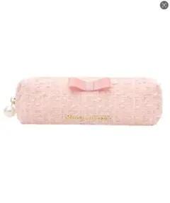 Maison de FLEUR ツイード筆箱 ピンク