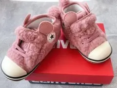 Converse ピンク モコモコベビーシューズ