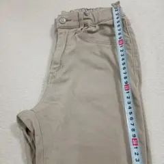 160 ユニクロ　ジーンズ　パンツ　丈短め