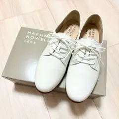 美品／MARGARET HOWELL idea レースアップシューズ ホワイトのサムネイル
