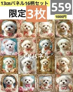 限定10枚　レアパネル生地　16柄セット　マルチーズパネル生地