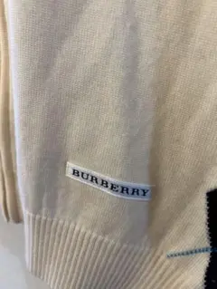 BURBERRY アイボリー ジップアップベスト