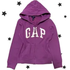 GAP ギャップ ジップパーカー フーディー　y2k スパンコール　紫