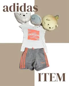 adidas Tシャツとショートパンツセット 120cm