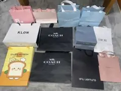 ショップ袋セット COACH, Dior, Klon など
