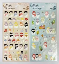 スノーマン　2種2枚セット　う
