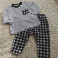 フリース長袖パジャマセット 90cm