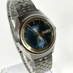 【稼働】SEIKO ロードマチック 自動巻き腕時計 青文字盤 ヴィンテージのサムネイル