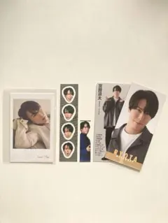 【匿名配送】SnowMan 宮舘涼太 オレンジKiss 特典チェキ風カード他