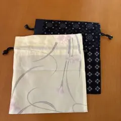 【昭和レトロ/巾着袋 2個セット】