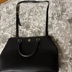 ほぼ新品Tory Burch 黒 トートバッグ　コロナ前ハワイで購入A4サイズ
