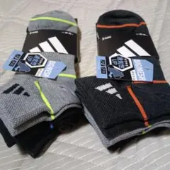 【送料無料】adidas メンズ ソックス 6足組 26-28cmのサムネイル