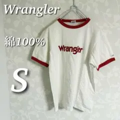 Wrangler リンガーTシャツ　半袖トップス　カットソー　綿100％　S