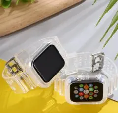 Apple Watch アップル  クリア ケース バンド 38/40/41mm