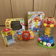 アンパンマン　コロコロタワー　おでかけメロディハンドル　おでかけスイッチミニ