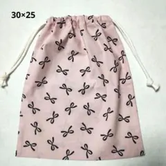 体操着袋　体操着入れ　巾着　ハンドメイド　Lみ11