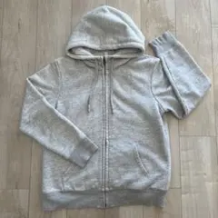 UNIQLO レディース　ボアスウェットフルジップパーカー　Lサイズ